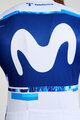 BONAVELO Langarm Fahrradtrikot für den Winter - MOVISTAR 2025 WINTER  - Weiß/Blau
