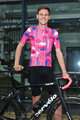 HOLOKOLO Kurzarm Fahrradtrikot - STROKES - Rosa/Blau