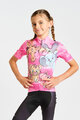 HOLOKOLO Kurzarm Fahrradtrikot - SAFARI - Rosa/mehrfarbig