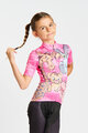 HOLOKOLO Kurzarm Fahrradtrikot - SAFARI - Rosa/mehrfarbig