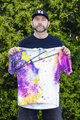 HOLOKOLO Kurzarm Fahrradtrikot - SPLASH - Grau/Lila