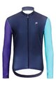 HOLOKOLO Langarm Fahrradtrikot für den Winter - PERFORMANCE WINTER - Lila/Grün