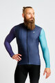 HOLOKOLO Langarm Fahrradtrikot für den Winter - PERFORMANCE WINTER - Lila/Grün