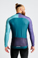 HOLOKOLO Langarm Fahrradtrikot für den Winter - PERFORMANCE WINTER - Lila/Grün