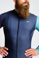 HOLOKOLO Langarm Fahrradtrikot für den Winter - PERFORMANCE WINTER - Lila/Grün