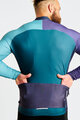 HOLOKOLO Langarm Fahrradtrikot für den Winter - PERFORMANCE WINTER - Lila/Grün