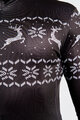 HOLOKOLO Langarm Fahrradtrikot für den Winter - FROSTTRAIL WINTER - Schwarz