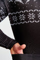 HOLOKOLO Langarm Fahrradtrikot für den Winter - FROSTTRAIL WINTER - Schwarz