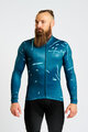 HOLOKOLO Langarm Fahrradtrikot für den Winter - PASSION WINTER - Blau