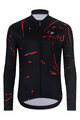 HOLOKOLO Langarm Fahrradtrikot für den Winter - PASSION WINTER - Schwarz/Rot