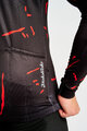 HOLOKOLO Langarm Fahrradtrikot für den Winter - PASSION WINTER - Schwarz/Rot