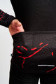 HOLOKOLO Langarm Fahrradtrikot für den Winter - PASSION WINTER - Schwarz/Rot