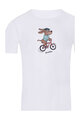 NU. BY HOLOKOLO Kurzarm Fahrrad-Shirt - PEDAL POWER - Weiß