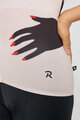 RIVANELLE BY HOLOKOLO Kurzarm Fahrradtrikot - HANDS LADY - Beige/Schwarz