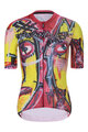 RIVANELLE BY HOLOKOLO Kurzarm Fahrradtrikot - FURIOSO - Rot/Gelb