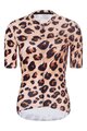 RIVANELLE BY HOLOKOLO Kurzarm Fahrradtrikot - WILDCAT II - Beige/Schwarz