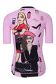 RIVANELLE BY HOLOKOLO Kurzarm Fahrradtrikot - VOGUE - Rosa/Schwarz