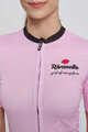 RIVANELLE BY HOLOKOLO Kurzarm Fahrradtrikot - VOGUE - Rosa/Schwarz