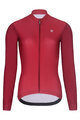 RIVANELLE Langarm Fahrradtrikot für den Winter - PERFORMANCE WINTER - bordeaux