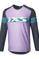 IXS Langarm Fahrradtrikot für den Sommer - TRIGGER LITE 1.1 - Lila/Blau