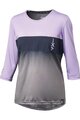 IXS Trikot mit 3/4 Ärmeln - CARVE 1.0 W - Lila/Grau
