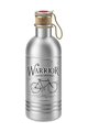 ELITE Fahrrad-Wasserflasche - VINTAGE ALU 600 - Silber