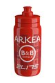 ELITE Fahrrad-Wasserflasche - FLY ARKEA B&B HOTELS 550 - Rot
