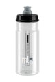 ELITE Fahrrad-Wasserflasche - JET 550 - Transparent/Grau