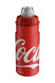 ELITE Fahrrad-Wasserflasche - JET PLUS 550 COCA COLA - Rot