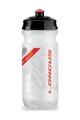 LONGUS Fahrrad-Wasserflasche - TESA 600ml - Transparent/Rot