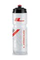 LONGUS Fahrrad-Wasserflasche - TESA 800ml - Transparent/Rot