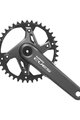 SHIMANO Kurbeln und Kettenblätter - CUES FC-U6000 40 1x9-10-11 - Anthrazit