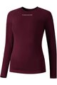 SHIMANO Langarm Fahrrad-Shirt - VERTEX LONG - bordeaux