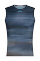SHIMANO Ärmelloses Fahrrad-Shirt - VERTEX PRIMA SL PRINTED - Blau