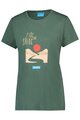 SHIMANO Kurzarm Fahrrad-Shirt - GRAPHIC TEE - Grün