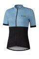 SHIMANO Kurzarm Fahrradtrikot - ELEMENT - Hellblau/Schwarz