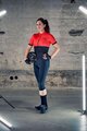 SHIMANO Kurzarm Fahrradtrikot - ELEMENT - Rot/Schwarz