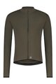 SHIMANO Langarm Fahrradtrikot für den Sommer - VERTEX THERMAL LONG - Grün