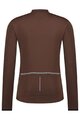 SHIMANO Langarm Fahrradtrikot für den Sommer - VERTEX THERMAL LONG - Braun