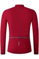 SHIMANO Langarm Fahrradtrikot für den Sommer - VERTEX THERMAL LONG - Rot