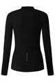 SHIMANO Langarm Fahrradtrikot für den Winter - ELEMENT LONG - Schwarz