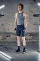 SHIMANO Kurze Fahrradhose mit Trägern - EVOLVE PERFORMANTE - Schwarz