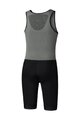 SHIMANO Kurze Fahrradhose mit Trägern - EVOLVE PERFORMANTE - Schwarz