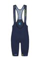 SHIMANO Kurze Fahrradhose mit Trägern - COLORE - Blau