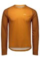 POC Langarm Fahrradtrikot für den Sommer - MOTION AIR L/S - Braun
