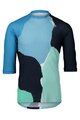 POC Kurzarm Fahrradtrikot - MTB PURE 3/4 - Hellblau