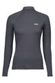 POC Langarm Fahrrad-Shirt - MOCK NECK JERSEY W - Grau