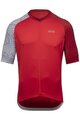 GORE Kurzarm Fahrradtrikot - C5 - Rot/Weiß