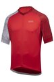 GORE Kurzarm Fahrradtrikot - C5 - Rot/Weiß