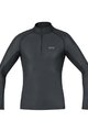 GORE Langarm Fahrrad-Shirt - M GWS BL THERMO TURTLENECK - Schwarz